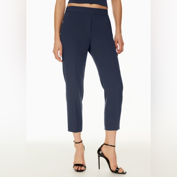 Babaton Conan Pant Cropped Navy Sz 4 - Picture 1 of 12